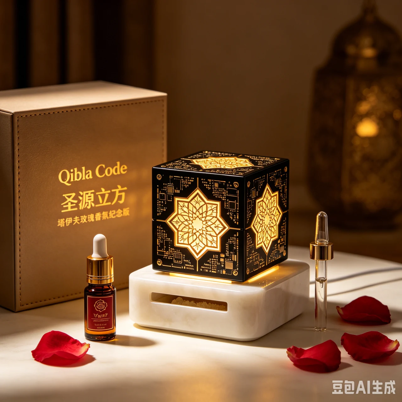 Qibla Code · مجموعة عطرية · تصوّر عطري · مواد وتغليف