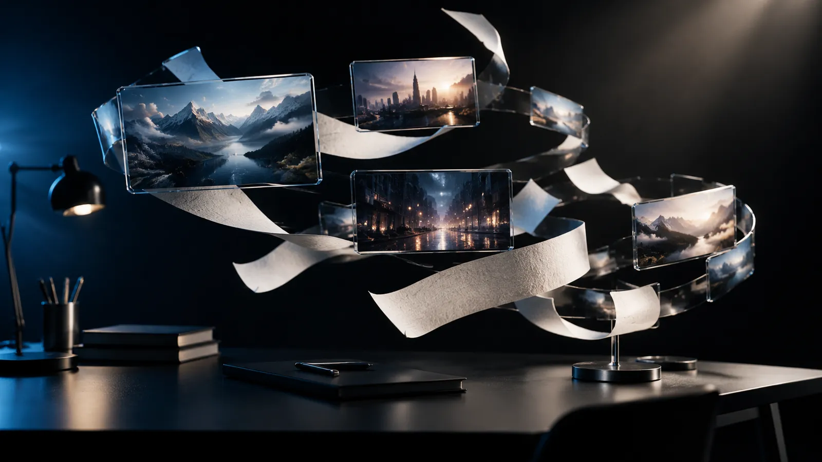 AI Script — Product concept artwork